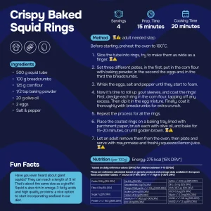 Crispy Baked Squid Rings