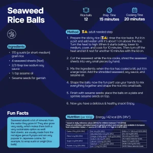 Seaweed Rice Balls